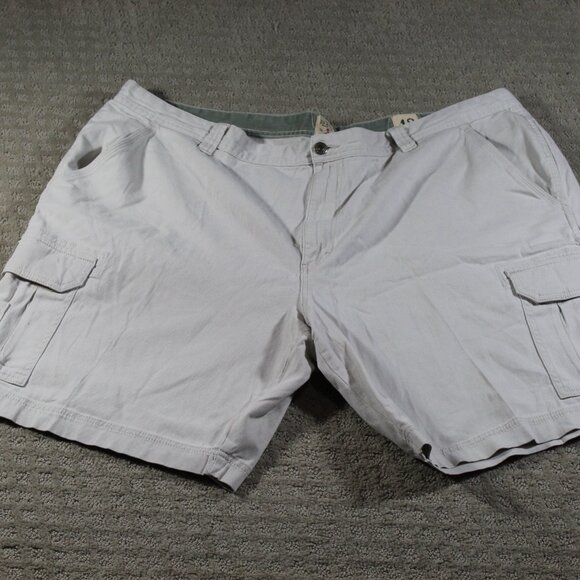 RedHead Brand Co Men’s Sz 48 Tan Khaki Flat Front Cargo Shorts 9” Inseam - Picture 1 of 6